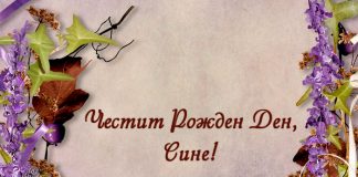 Картичка за рожден ден на син